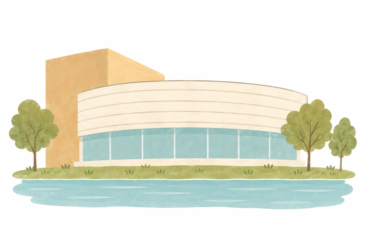 Illustration de la Cité des Congrès de Nantes.